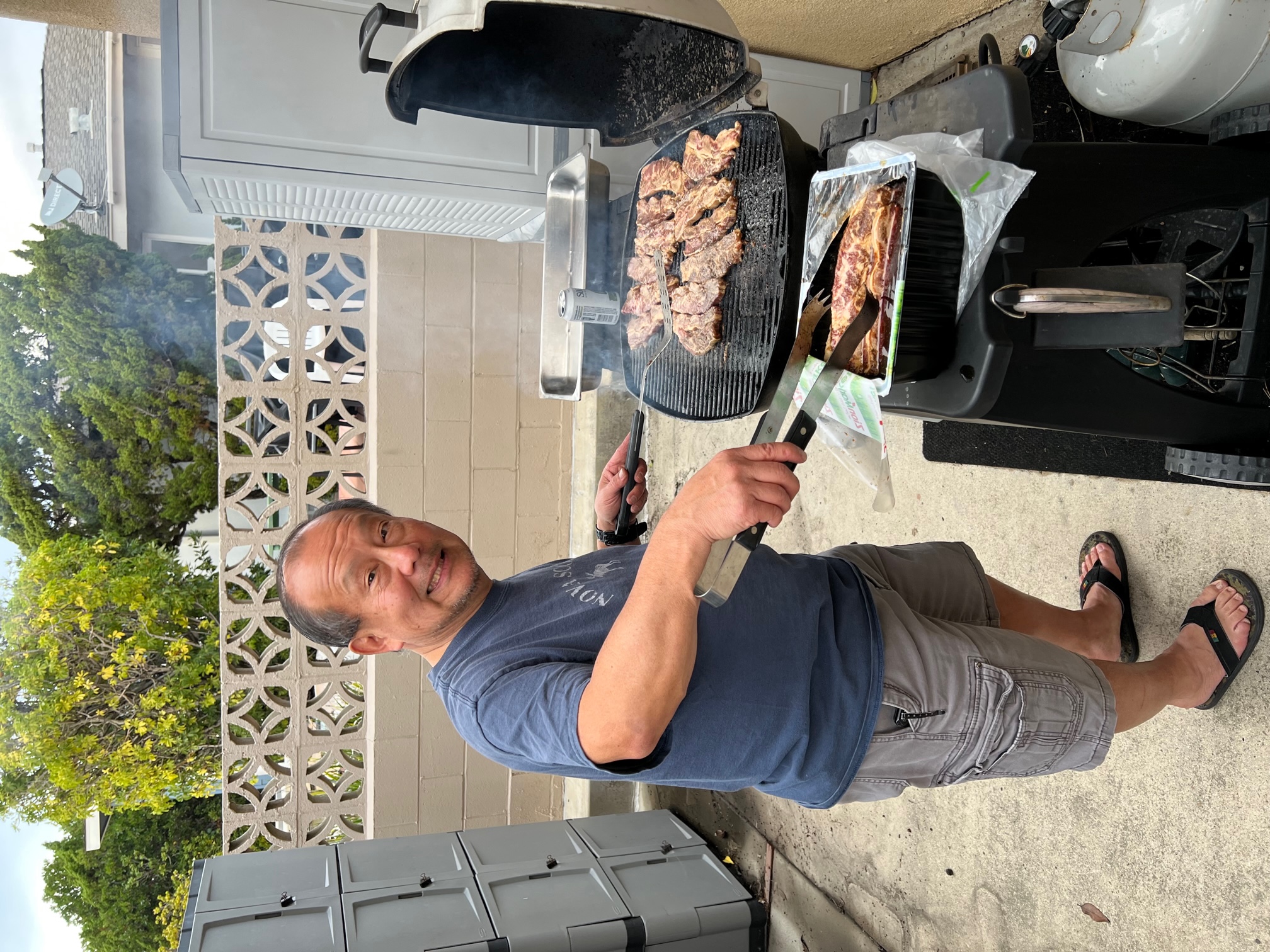 Dr. Rho grilling for everyone 